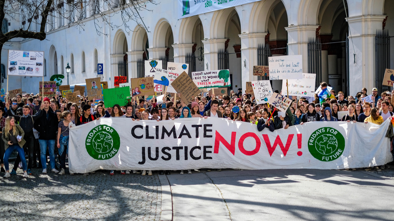 Demonstrieren fürs Klima