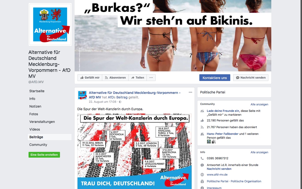 AfD mit aggressiver Kampagne bei Facebook