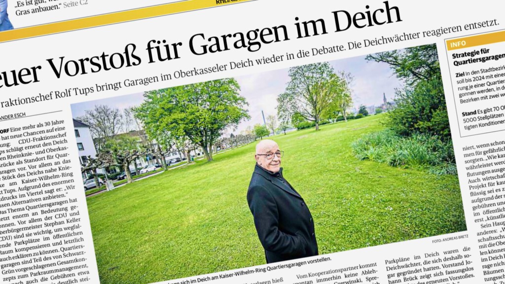 CDU-Politiker Tups und die Deichgaragen