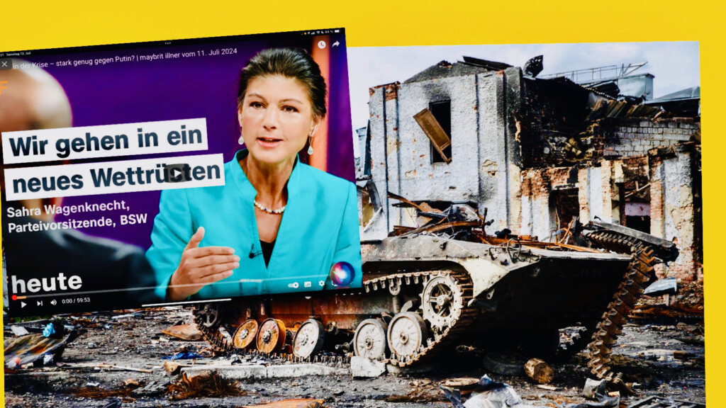 Falscher Friedensengel Wagenknecht: Wenig Worte über Putins Aggressionen in der Ukraine