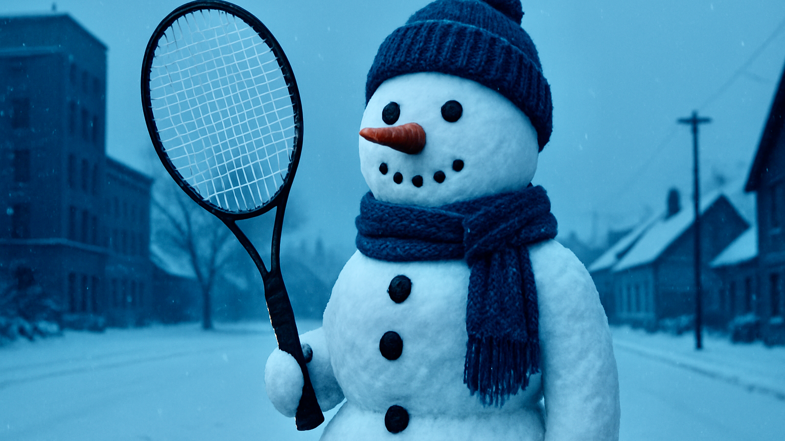 Wegner ging zum Tennisspielen