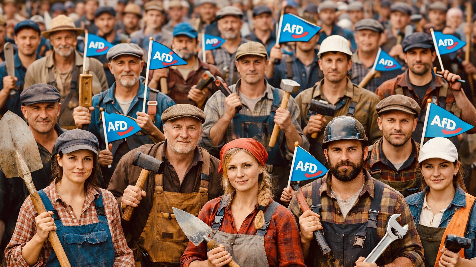 Arbeiter sind für die AfD großes Wähler-Potential
