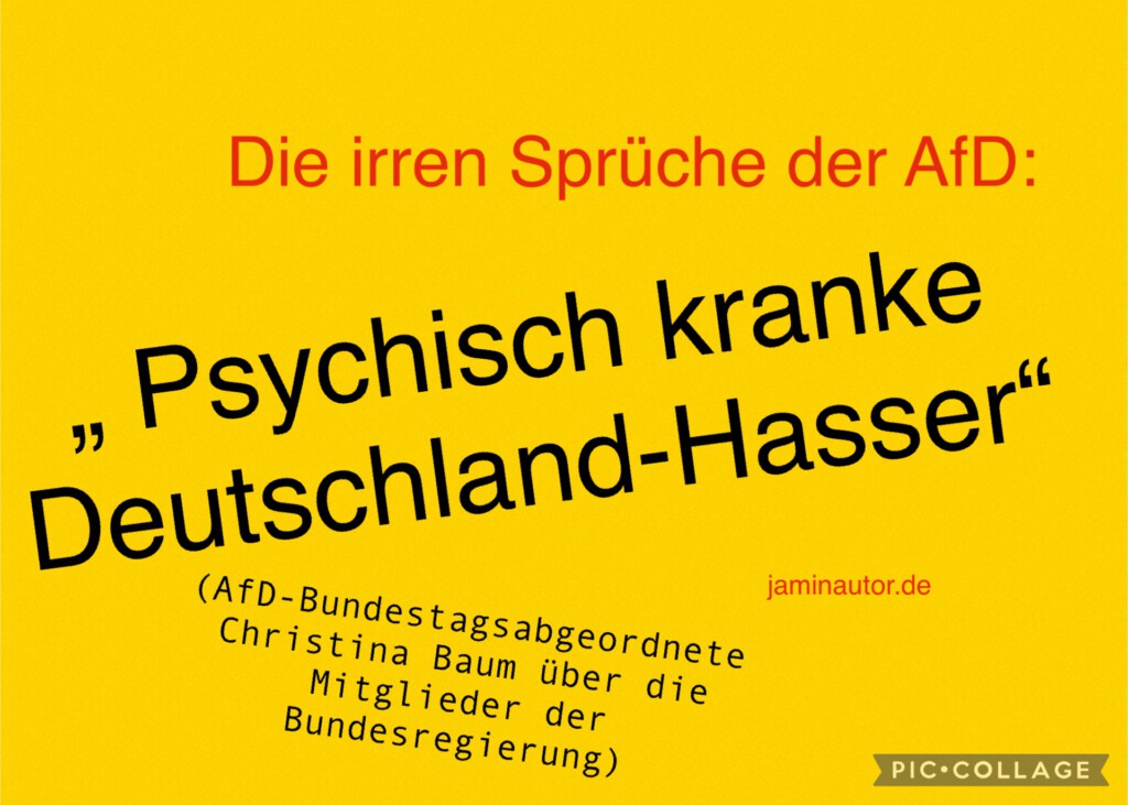 AfD-Hetze gegen Politiker demokratischer Parteien.