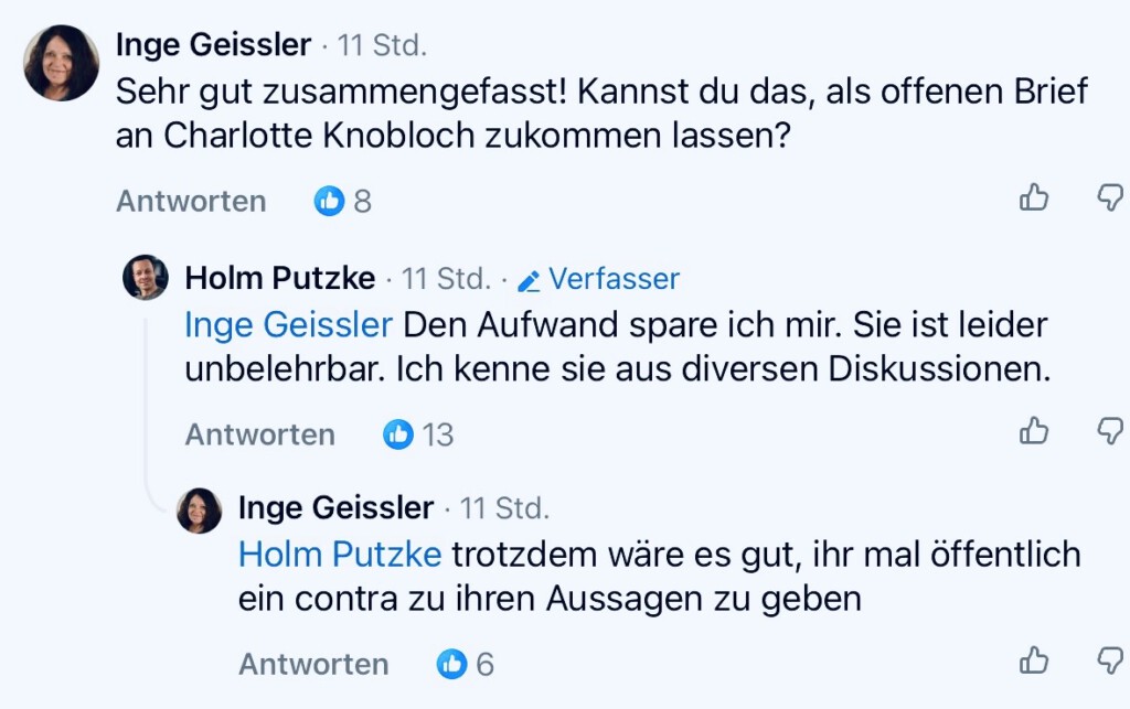 Streitbarer Hochschulprofessor Holm Putzke aus Passau wirft der ehemaligen Präsidentin des Zentralrats der Juden in Deutschland, Charlotte Knobloch, Geschichtsverfälschung vor